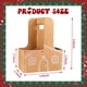 thumbnail image 5 of Billuyoard 5 portavasos de jengibre para hacer tú mismo, caja de regalo de casita de jengibre, pequeñas cajas para bebidas navideñas con asa. Kits de decoración para fiestas, 5 of 5