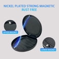 thumbnail image 3 of Maoerdental 2 Pack Orthodontic Retainer Case with Solid Color,Simple Aligner Case for Invisalign,Night Mouth Guard Case, Retainer Holder(Black), 3 of 6