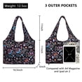 thumbnail image 2 of HAWEE Diaper Tote Bag Organizer for Women Zip-top Multi Pockets Shoulder Purse with Wet Umbrella Pocket and Laptop Sleeve, Paisley, 2 of 7