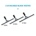 thumbnail image 2 of Romacci Extendable Stainless Steel Squeegee With 13.8In Silicone Blade For Shower Doors Windows Mirrors Windshields (No Poles), 2 of 7