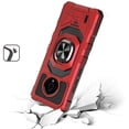 thumbnail image 3 of Kaleidio Case For Nokia C200 [Robotic Hybrid] Rugged Shockproof [Ring Stand] Magnetic Armor Impact Cover [Red/Black], 3 of 3