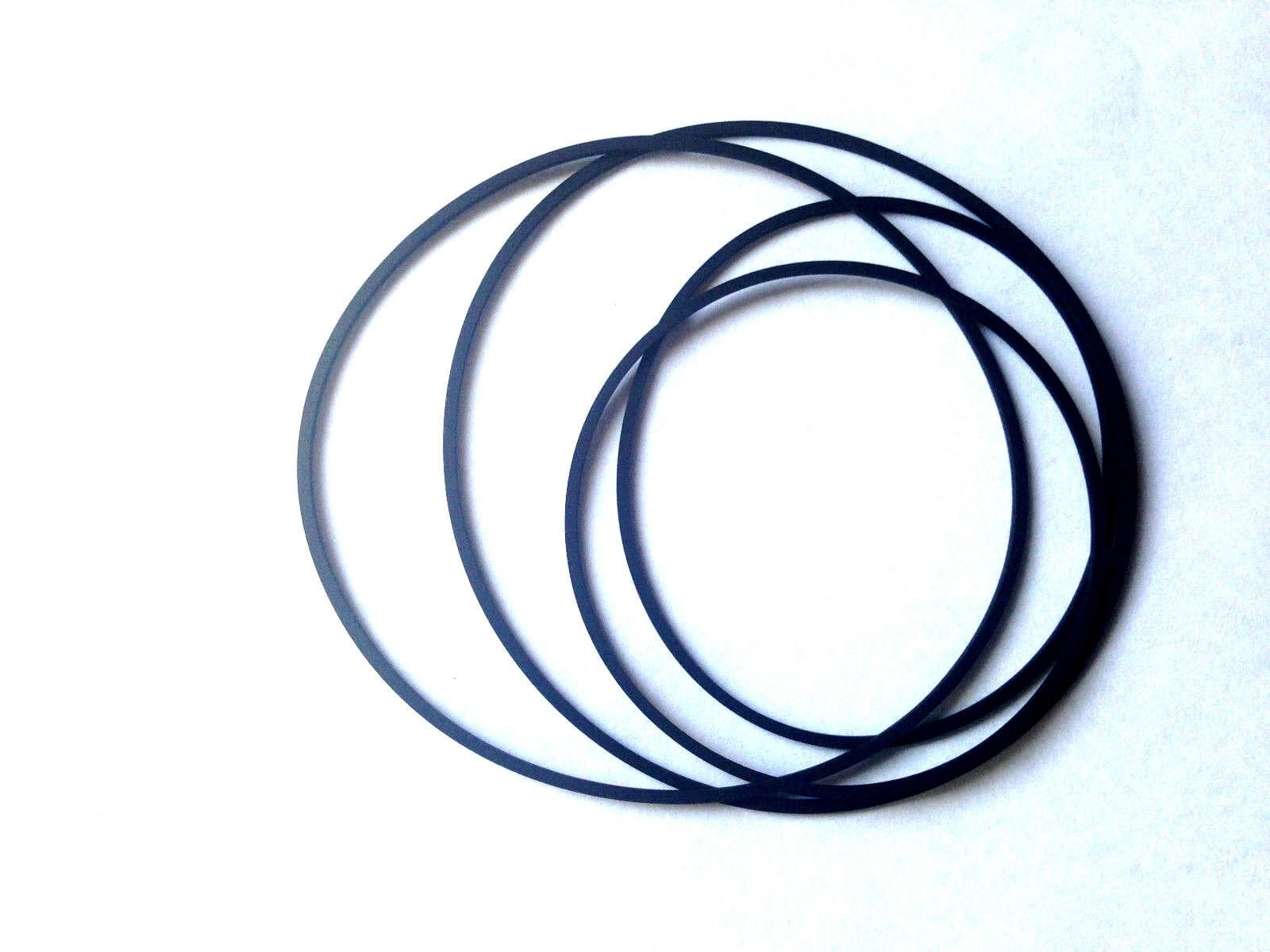 New 4 Belt Replacement Belt Set for use with Sony HCD451 Dual Cassette