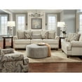thumbnail image 2 of Southern Home Furnishings Carys Doe Cannon Cobblestone Cocktail Ottoman in Taupe, 2 of 2