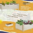 thumbnail image 4 of Outsunny 49" x 21" x 34" Raised Garden Bed w/ 8 Grow Grids, Natural, 4 of 10