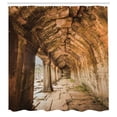 thumbnail image 3 of Ambesonne Vintage Shower Curtain, Wall, 69"Wx84"L, Beige, 3 of 5