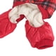 thumbnail image 5 of Abrigo De Invierno Para Perros, Ropa De Abrigo Para Mascotas, Forro Polar Acolchado A Cuadros, Grueso Para Perros Pequeños ANGGREK  Descripción de la referencia, 5 of 5