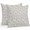 Light Beige Mist Blue Gray Blue, variant on Throw Pillow Covers 16x16 Inch Set of 2, Rustic Blue Leaves Waterproof Outdoor Pillow Covers, Farmhouse Botanical Beige Decorative Cushion Pillowcases for Couch, Sofa, Bed, Garden, Patio