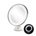 thumbnail image 1 of Magnifying Makeup Mirror With Power Locking Suction Cup Bright Diffused Light And 360 Degree Rotating Adjustable Arm ,Widely Use, 1 of 7