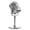 White, variant on Faux Microphone Desktop Ornament in Black – Plastic Retro Prop for Home Shelf Living Room or Office Display – 17x8cm