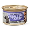 Pure Balance Grain-Free Limited Ingredient Wet Cat Food, Chicken & Sweet Potato, 3 oz