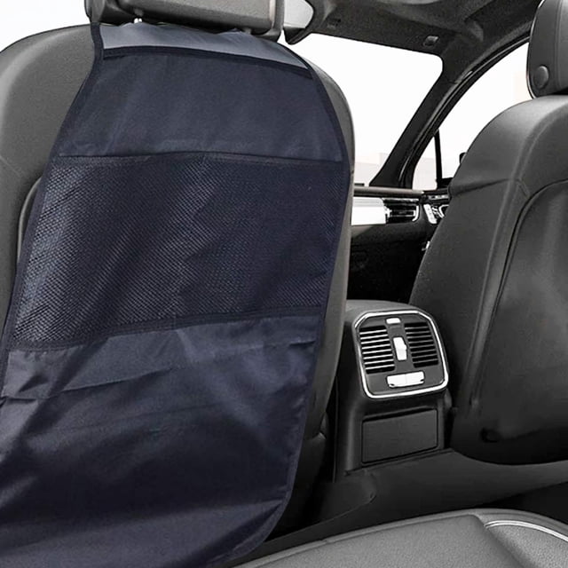 Colaxi Car Back Seat Cover for Kids Seat Back Protector Universal Anti Scratch Easy to Clean Automotive Interior Kick Mat Waterproof With Pocket
