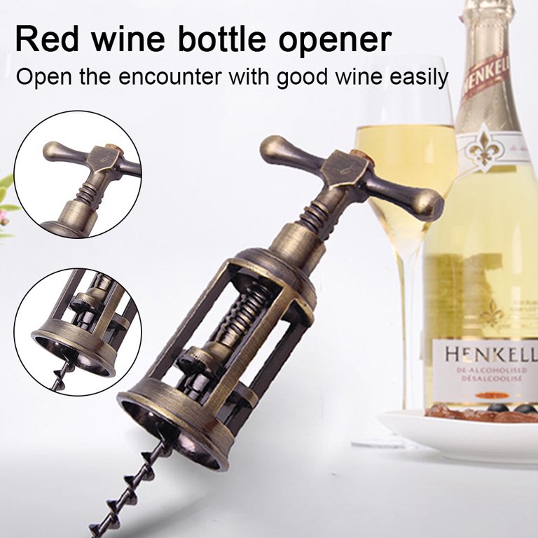 Wine Opener Corkscrew Manual Heavy Duty Metal Wine Bottle Opener
