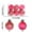 Red, variant on CuiLiyq Christmas Ball Ornaments Set 6 PCS, Large Shatterproof Pastic Christmas Tree Decorations Hanging Ornaments, for Xmas Party Wedding Holiday and Home Decor (Rose Gold)