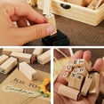 thumbnail image 7 of SPRING PARK Vintage Wooden DIY Number and Alphabet Letter Wood Rubber Stamps, 7 of 7