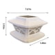 thumbnail image 3 of Xihbxyly Farolas Solares para Postes, Diseño de Tapa de Valla Exterior, Energía Solar de Bajo Consumo, Opciones de Luz Blanca y Cálida, Decoración para Jardín y Patio, Sin Cableado, Tamaño 10 X 15 Cm, 3 of 7