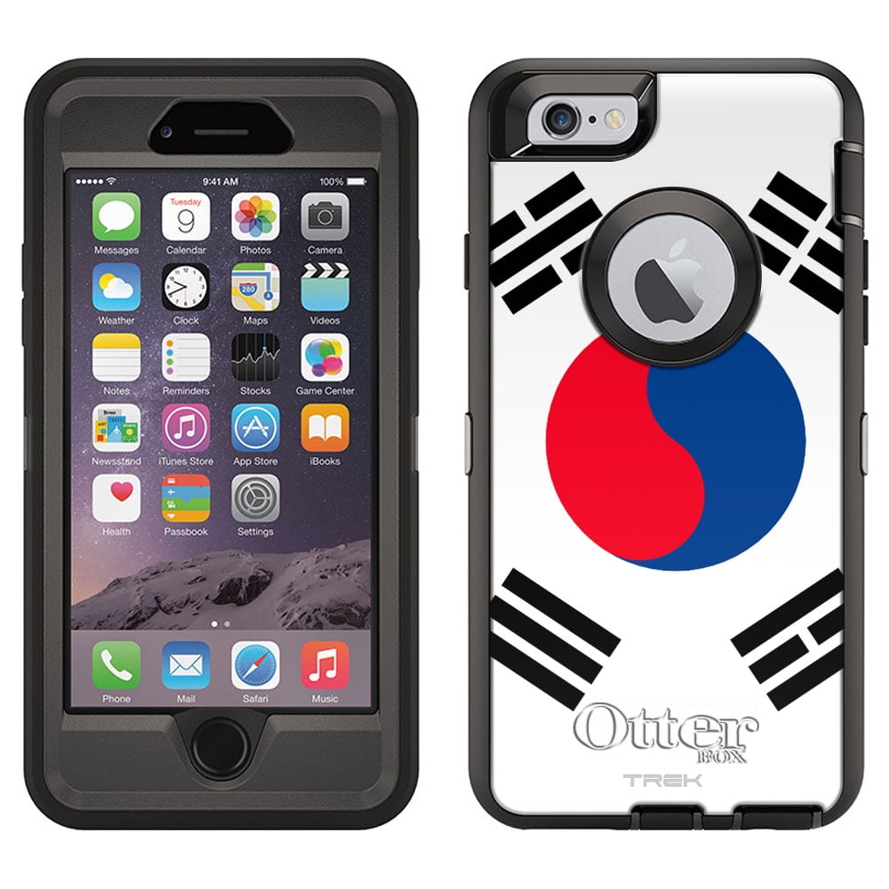 OtterBox Defender Apple iPhone 6 Plus Case South Korea Flag OtterBox Case by Trek Media Group