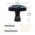 thumbnail image 3 of 4 Pcs Whale Knobs for Kitchen Cabinet Cupboard Dresser Bookcase Drawer Pulls Handles Round Home Decor, 3 of 5