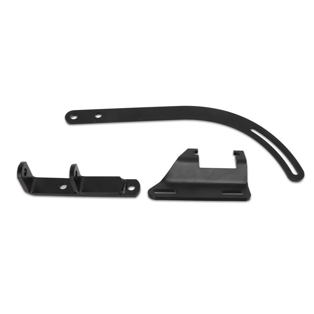 Juego de soporte de alternador SWP, 3 uds., acero negro, para bloque pequeño SBC 265 283 305 327 350 383 400