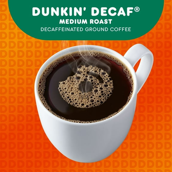 Dunkin’ Decaf Coffee, Medium Roast, Keurig K-Cup Pods - 10 count - Pack of 2