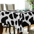 thumbnail image 3 of SKYSONIC Cute Print Tablecloth Waterproof Washable Polyester Square Table Cover Durable Tablecloth for Kitchen Dining Table Party Decor (60 X 120 Inch), 3 of 7