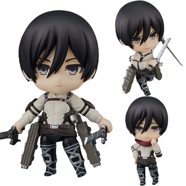 #2000 ataque a los Titanes Eren Jaeger figura de Anime Shingeki no Kyojin Mikasa Ackerman figura de acción Erwin Smith figurita muñeca Juguetes qym unisex