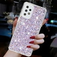 thumbnail image 3 of for Samsung Galaxy A23 5G Glitter Case, Cute Bling Sparkle Shiny Slim Soft Silicone Reflective Clear TPU Bumper Women Girls Shockproof Protective Phone Case for Samsung Galaxy A23 5G, Purple, 3 of 6