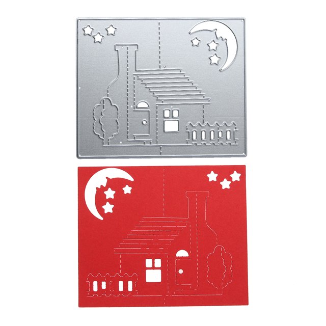 Cuadros Decorativos Plantillas de Metal para casa de noche DIY para álbum de recortes, troqueles de corte artesanales en relieve-148697 Ehuebsd Nuevos Originales