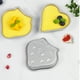 thumbnail image 5 of 2 mini moldes para pasteles, bandejas para hornear pasteles, bandejas para hornear pasteles, utensilios para hornear en casa, moldes para pudín (fresa plateada), 5 of 7