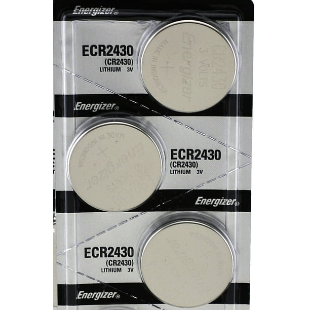 3 ENERGIZER (3 PC) CR2430 2430 3V Lithium Coin Cell Batteries Walmart