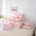 thumbnail image 5 of Feelyou Christmas Nutcracker Twin Bedding Sets 7-Piece for Kid, Princess Fairy Tale Bedding Comforter Set, Winter Festival Reversible Sheet Sets, Breathable Home Decor, 5 of 7