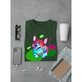thumbnail image 3 of Colorful Corgi Dogs W Bowtie T-Shirt Men -Image by Shutterstock, Male XX-Large, 3 of 4