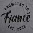 thumbnail image 2 of Mens Funny T Shirts Promoted To Fiance 2026 Sarcastic Engagement Tee For Men Graphic Tees, 2 of 9