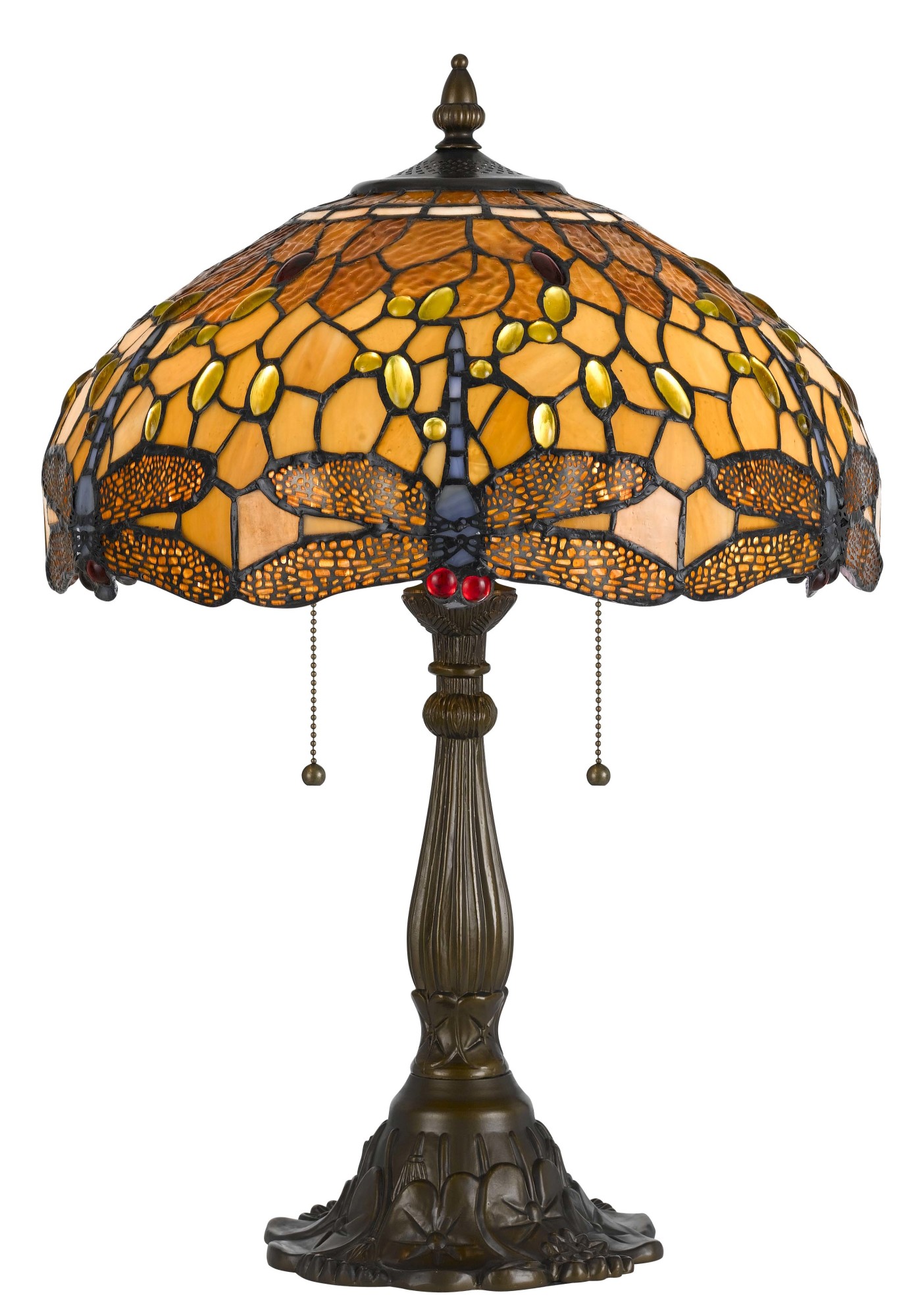 23" Height Zinc Cast Table Lamp in Antique BrassColorAntique Brass