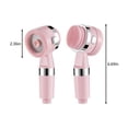 thumbnail image 3 of Tuphregyow High Pressure Handheld Shower Head,Filtered Shower Head,Shower Heads With Handheld Spray,Anti Clog Nozzles for Dry Hair Skin, 3 of 6