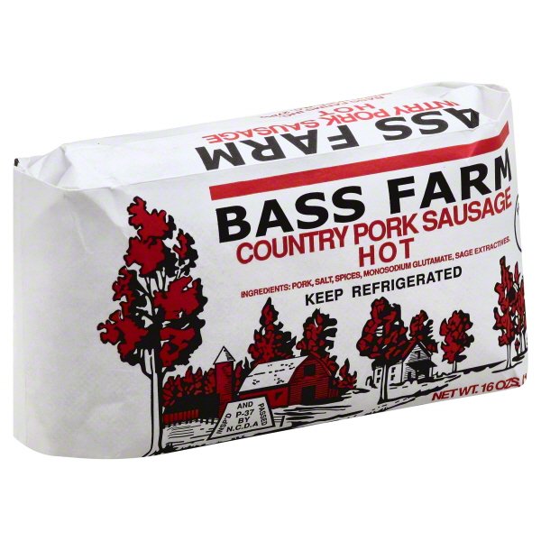 Bass Farm Sausage, 16 Oz.