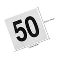 thumbnail image 2 of FOLOYORI 50Ud Carteles Para Números De En PVC Para Eventos Y Clubes, 2 of 7