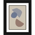 thumbnail image 1 of Artographie Studio 24x32 Black Ornate Wood Framed with Double Matting Museum Art Print Titled - Organic Shapes 04, 1 of 4