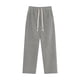 thumbnail image 1 of Pantalones de hombre de pana de longitud completa, color liso, cintura elástica, rectos, finos, de terciopelo, 1 of 2