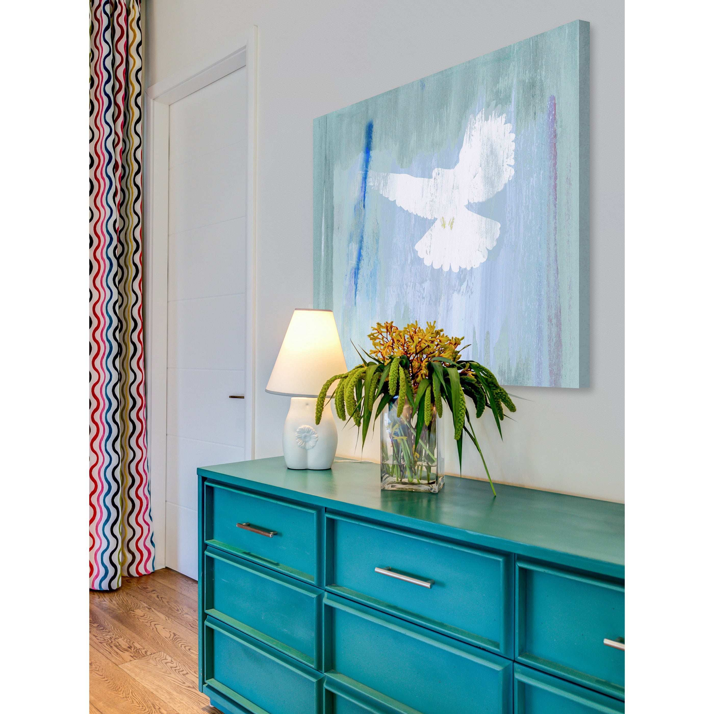 "Angelic Dove" Painting Print on Wrapped Canvas