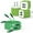Green, variant on Compatible for iPhone Charger Block, 3 Pack Dual Port Charger Block with Charging Cable 6FT, USB Wall Charger Adapter USB Brick Cube Fast Charging Station Power Base Compatible for iPhone, Mixed