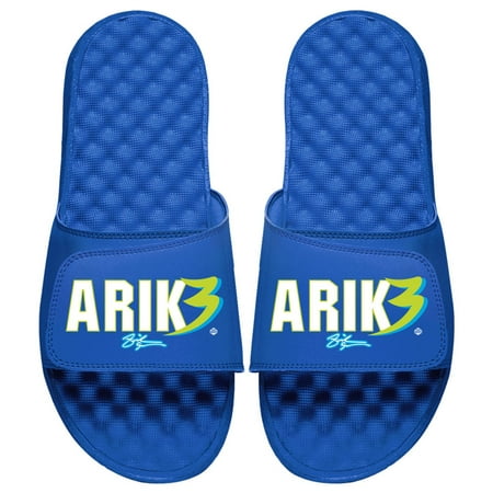 

Unisex ISlide Arike Ogunbowale Royal Dallas Wings Signature Graphic Slide Sandals