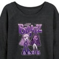 thumbnail image 3 of Bratz - Purple Power Dolls - Women's Lightweight French Terry Long Sleeve Shirt, 3 of 5