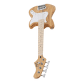 thumbnail image 2 of Hassch Electric Bass Guitar with Bag and Strap, 4 String Bass Set with Plectrum, Spanner Tool and Connecting Wire, Burlywood, 2 of 11