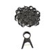 thumbnail image 4 of 100 clips de soporte para plantas de jardín, pinzas para plantas de flores, flores y vides. 20 cm negro, 4 of 9