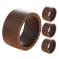 thumbnail image 5 of FOMIYES Wooden Napkin Rings in Assorted Colors for Elegant Table Decor and Everyday Use 4 Pieces, 5 of 8