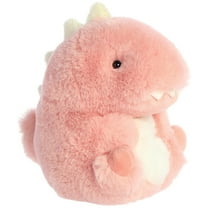Aurora - Mini Green Rolly Pet - 5" Rawr T-Rex - Round Stuffed Animal ...