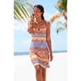 thumbnail image 3 of LASCANA Women's Strap Detail Keyhole Dress Contrast Trim, 3 of 5