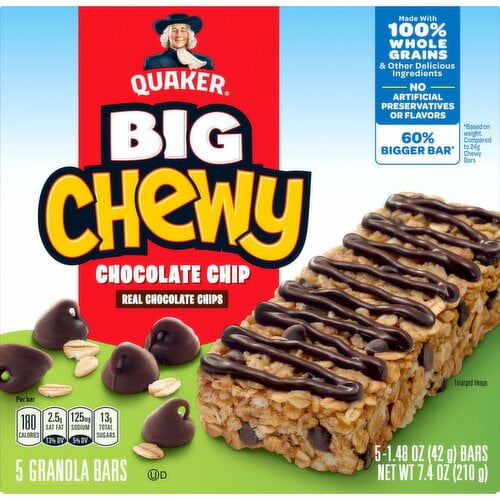 Quaker Big Chewy Chocolate Chip Granola Bars