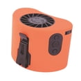 thumbnail image 4 of Ventilador de cintura con clip, recargable, con clip, para cinturón, de bajo ruido, portátil, resistente, para colgar en el cuello, para senderismo y Naranja, 4 of 9
