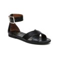 thumbnail image 1 of Naturalizer Womens Sausalito Faux Leather Ankle Strap Flat Sandals, 1 of 3
